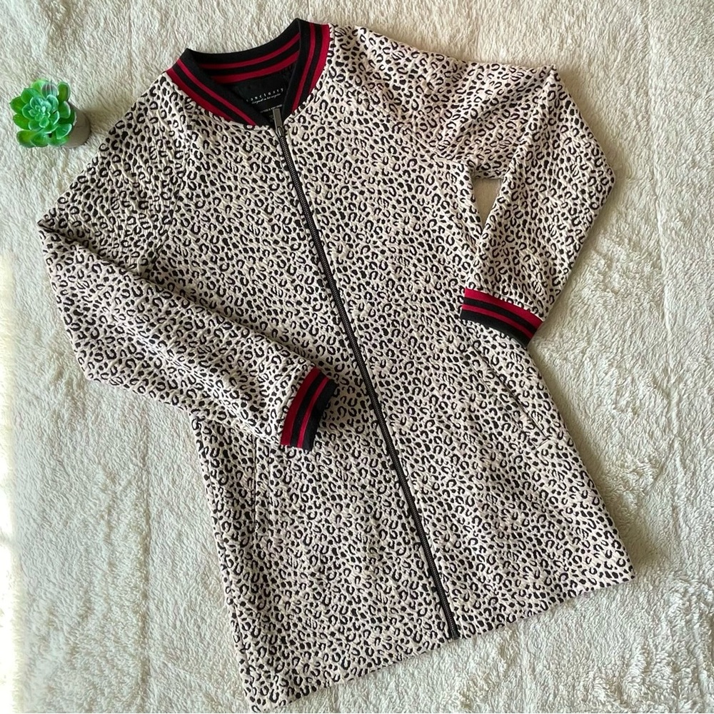 Sanctuary Women’s Leopard Print Outer Coat Small